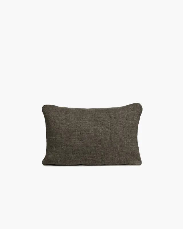 Serax Rudolph Deco cushion indoor rectangular M smoke polštář tmavě šedý