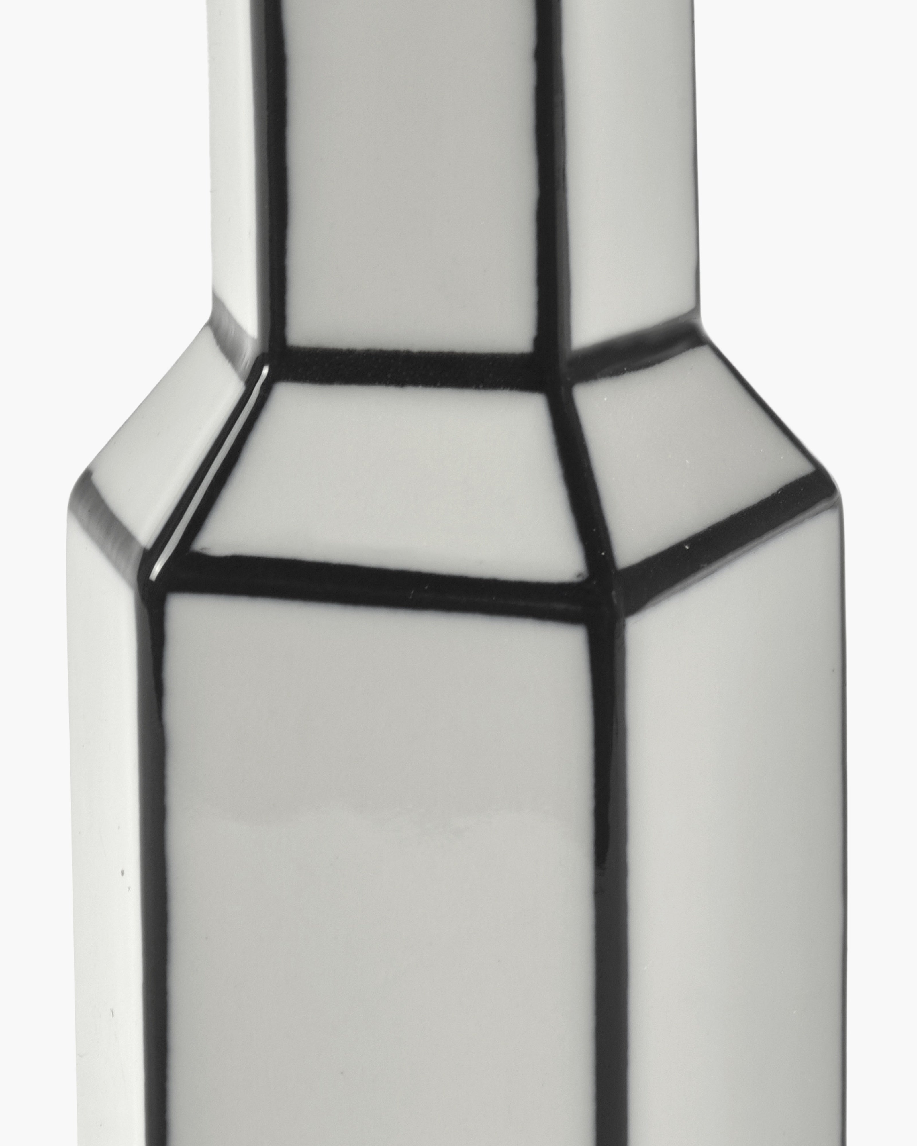 Serax Carte Blanche váza L bílo-černá porcelánová