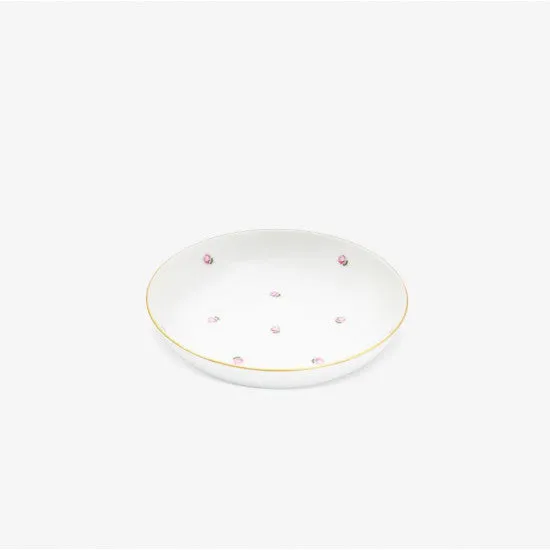 Augarten kulatá mísa velká růžová porcelánová