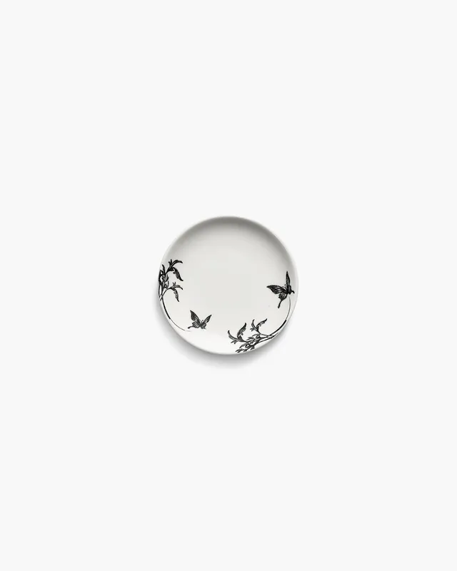 Serax Unity miska XS bílá černá porcelán