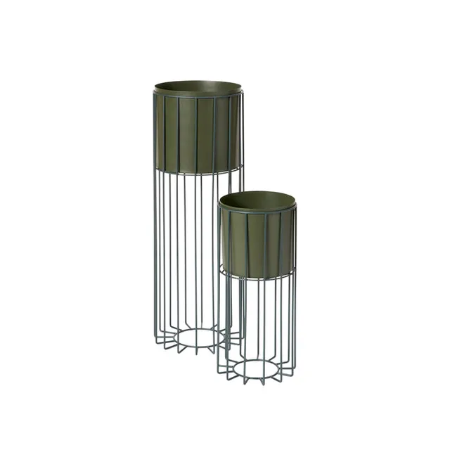 Broste Copenhagen Fenja Flowerpot with Stand květináč