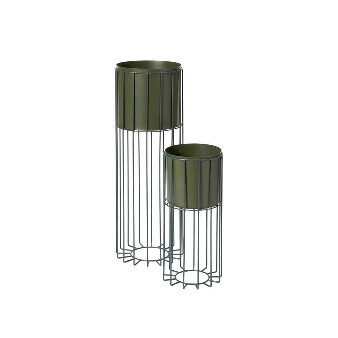 Broste Copenhagen Fenja Flowerpot with Stand květináč