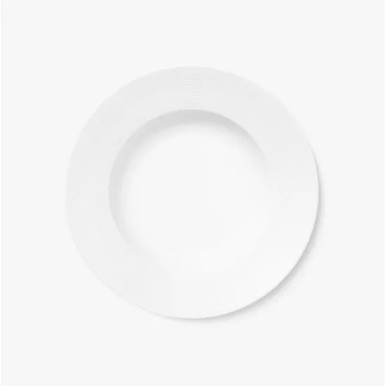 Augarten Plissée polévkový talíř 25 cm bílý porcelán