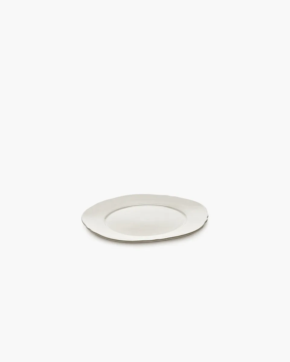 Serax Silhouette snídaňový talíř S bílý porcelán