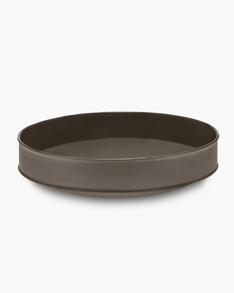 Serax Dune mísa XL vysoká tmavě hnědá porcelán