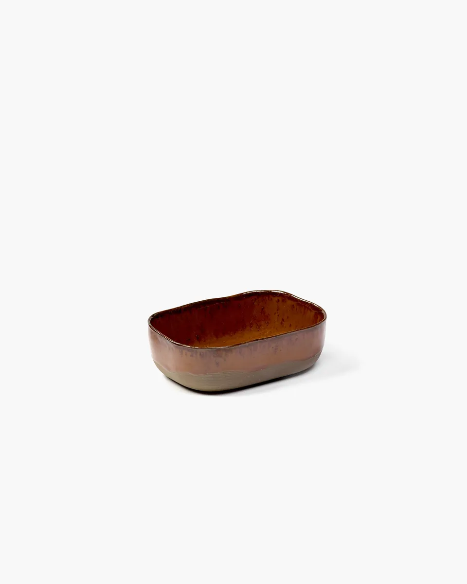 Serax La Nouvelle Table N6 talíř M hnědý extra hluboký