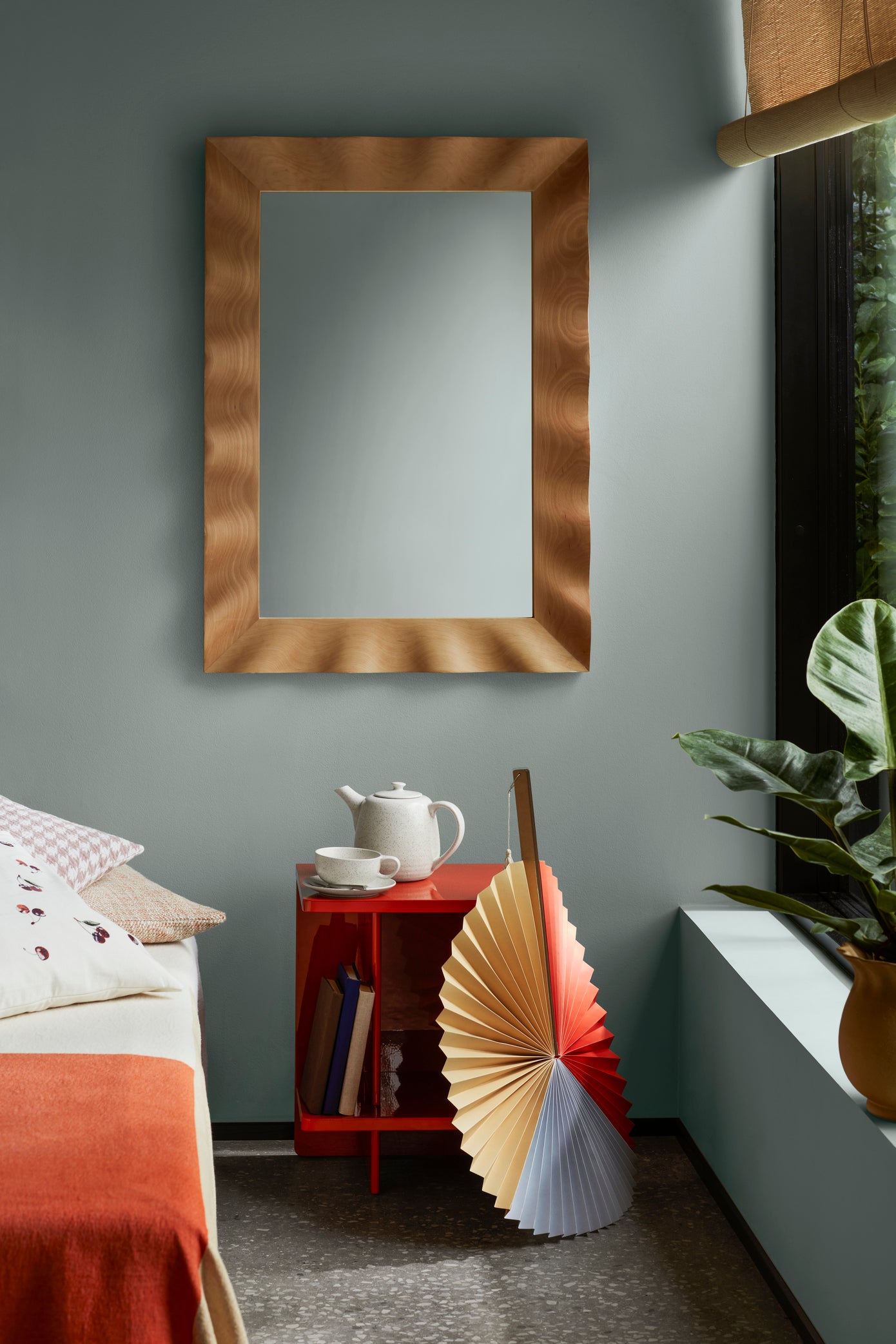 Broste Copenhagen Wavy Mirror zrcadlo s vlnitým okrajem