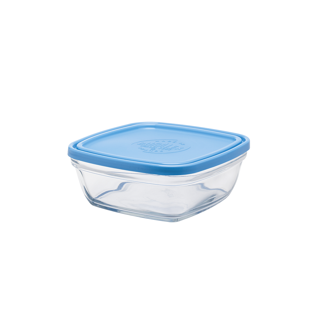 Duralex Freshbox dóza čtvercová 1,15 l modré víko