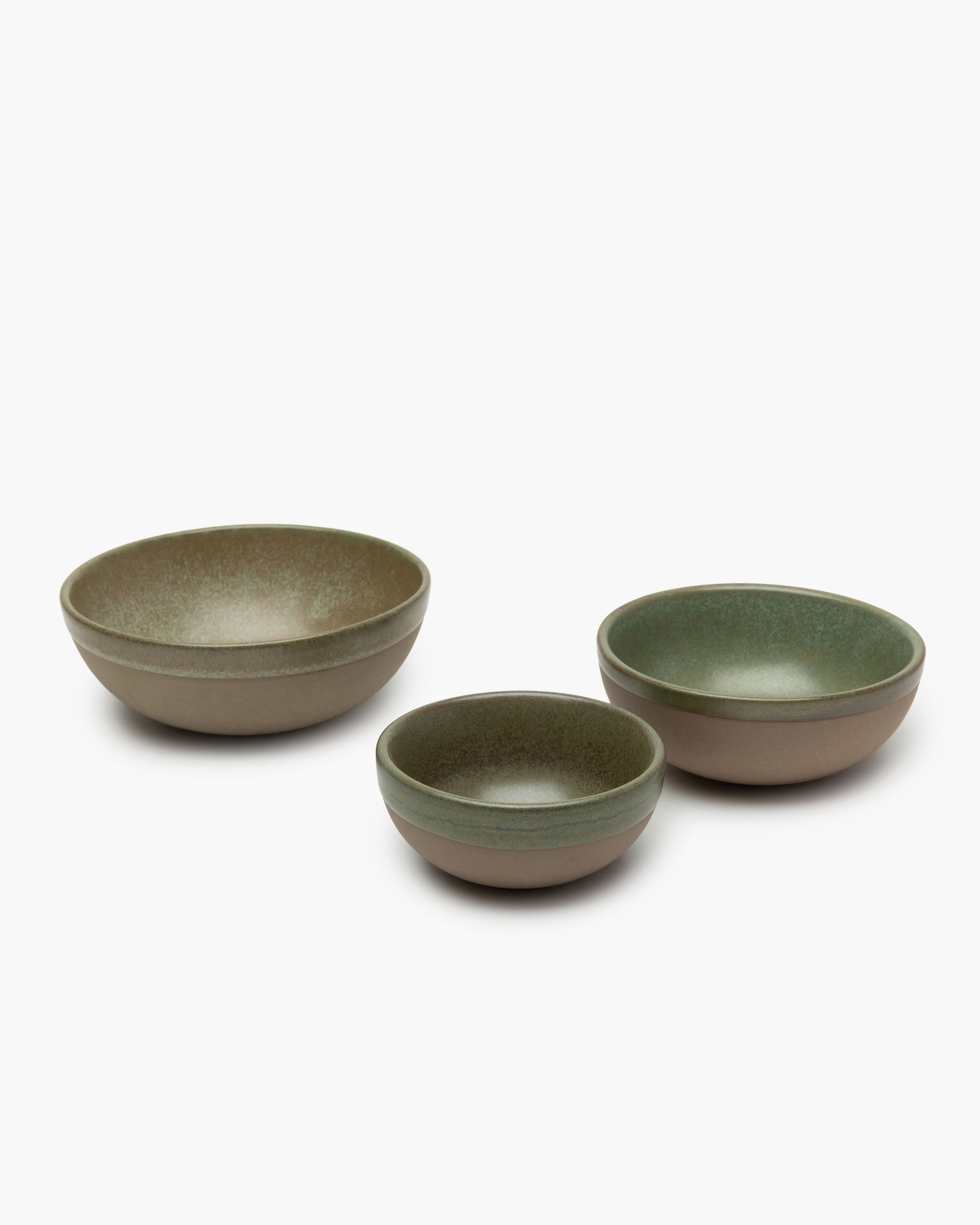 Serax Surface Bowl S miska camo green reaktivní glazura