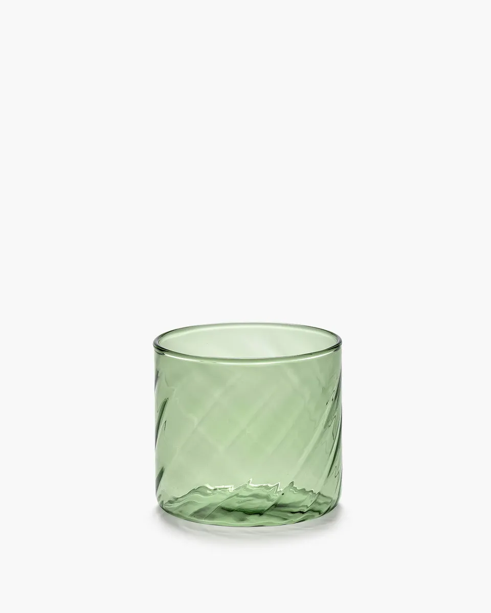 Serax Nabucho Tumbler 03 sklenice zelená