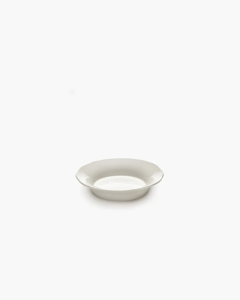 Serax Silhouette talíř hluboký M bílý porcelánový