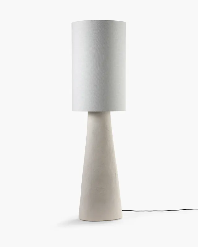 Serax Earth 04 stojací lampa bílá papír