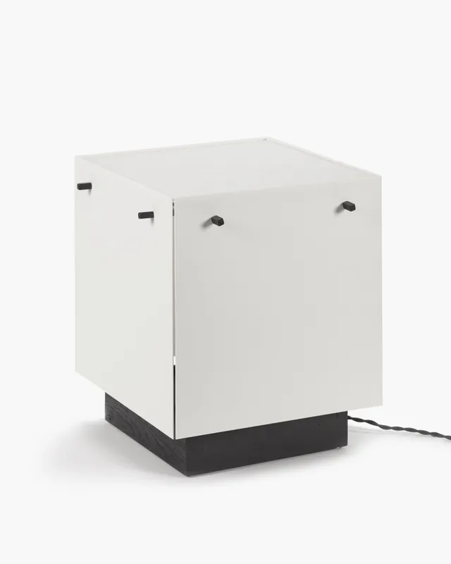Serax Laslo stolní lampa L černobílá porcelán