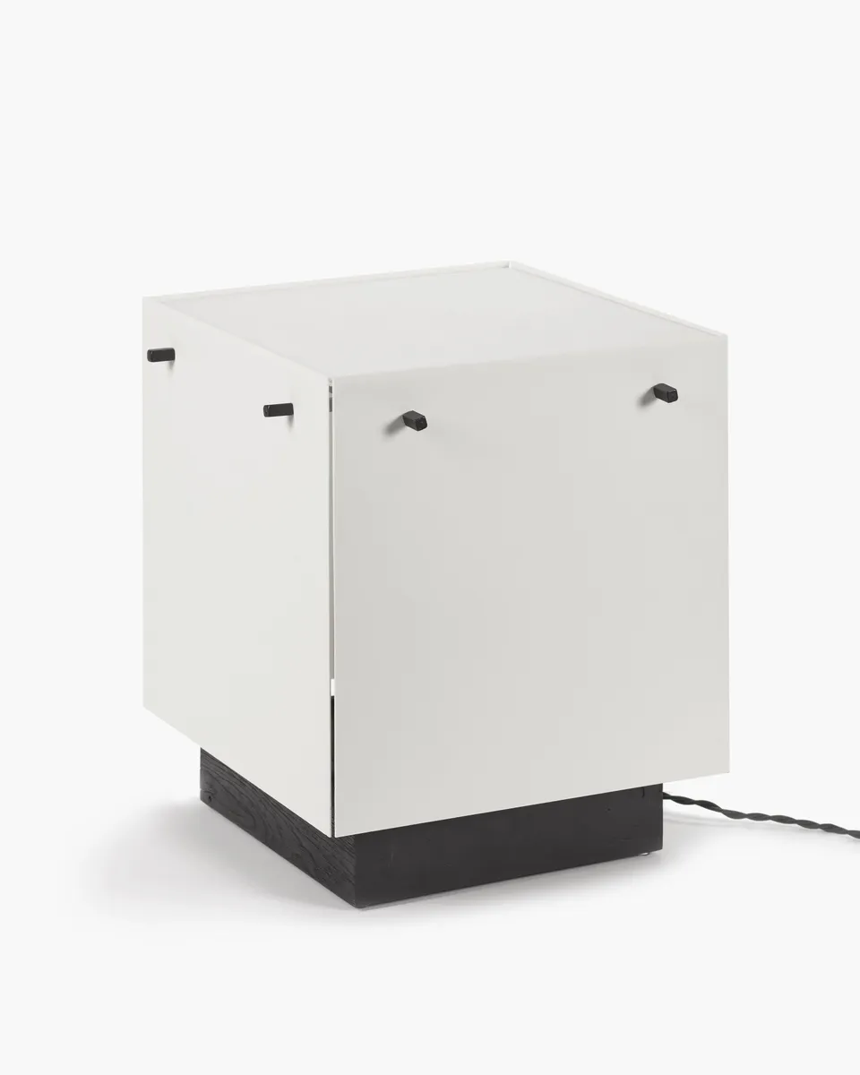 Serax Laslo stolní lampa L černobílá porcelán