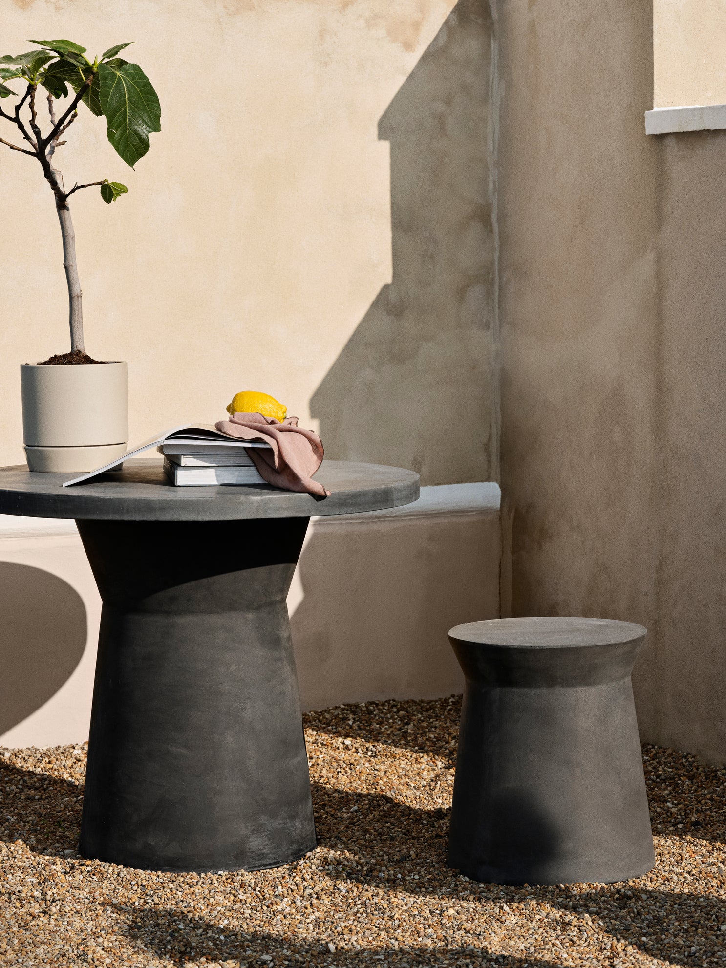 Broste Copenhagen Fiber Table stůl venkovní