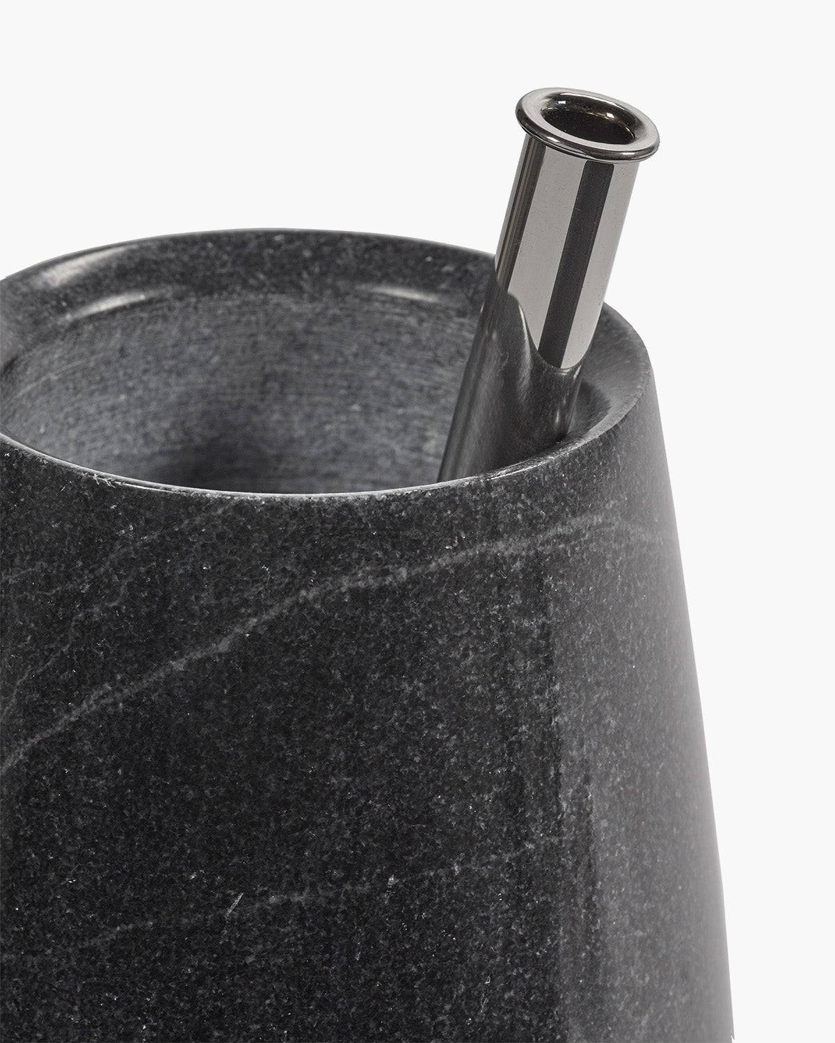 Serax Josephine Vase with glass tube 08 S black váza černá