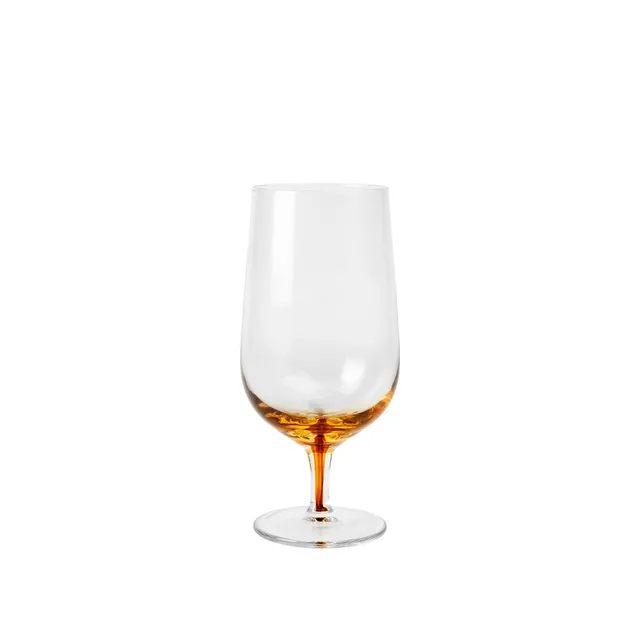 Broste Copenhagen Amber sklenice na pivo jantarová