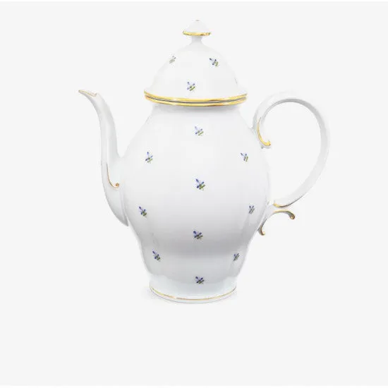 Augarten Mozart konvice na kávu bílá porcelánová