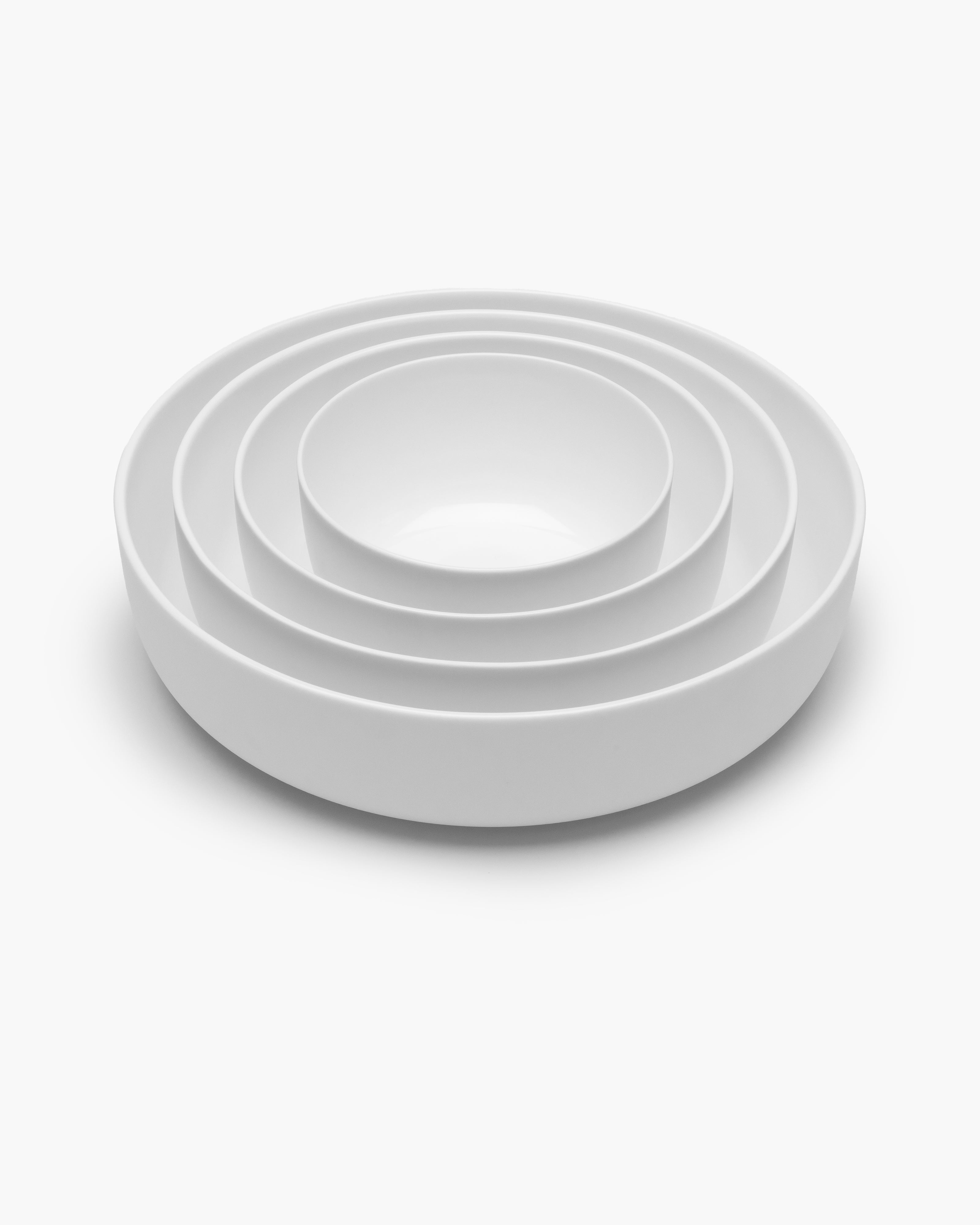 Serax Base miska low M bílá kostní porcelán