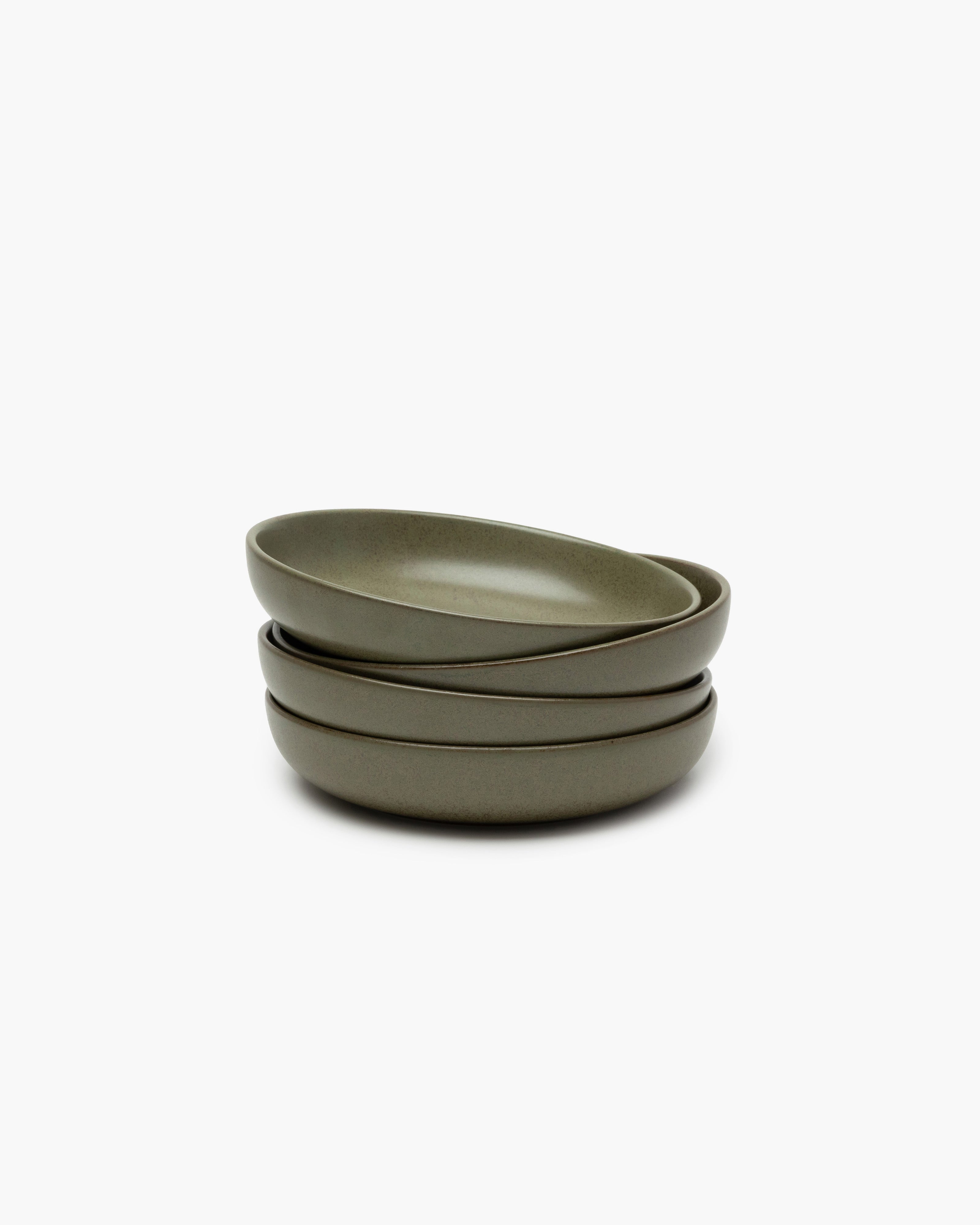 Serax Surface Deep plate M talíř camogreen