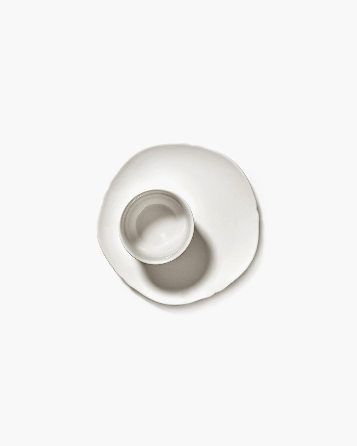 Serax Silhouette dezertní talíř bílý porcelán
