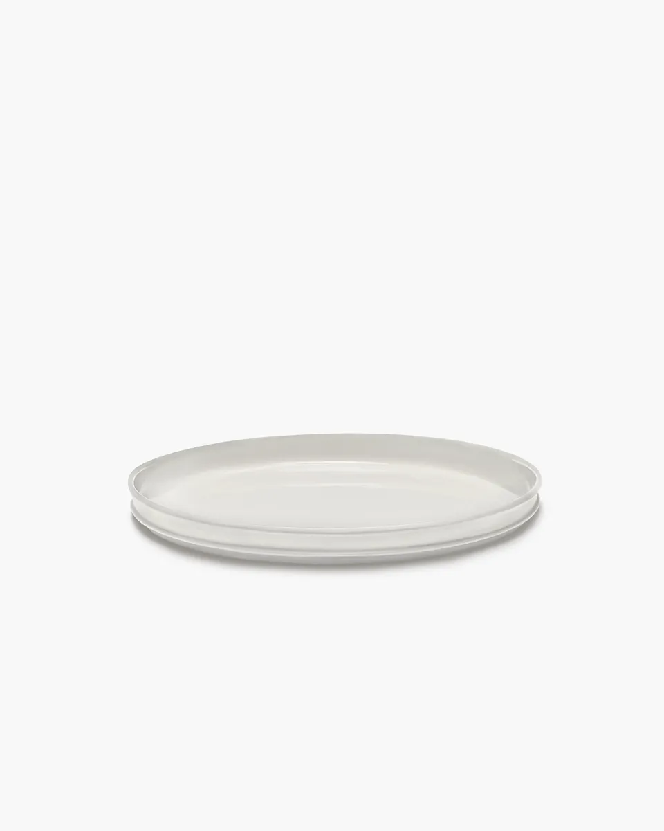 Serax Dune Alabaster porcelánový talíř bílý