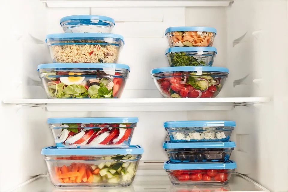 Duralex Freshbox dózy hranaté 3 ks skleněné sada