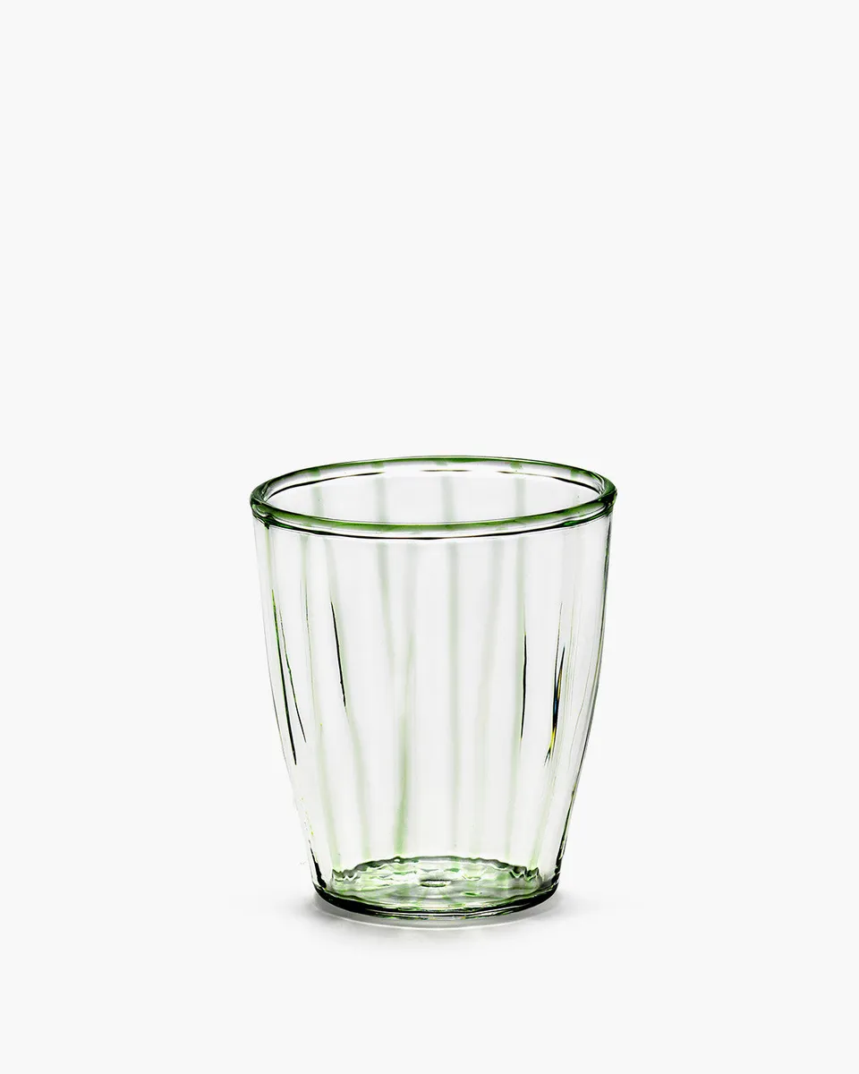 Serax Tumbler 02 sklenice zelená skleněná