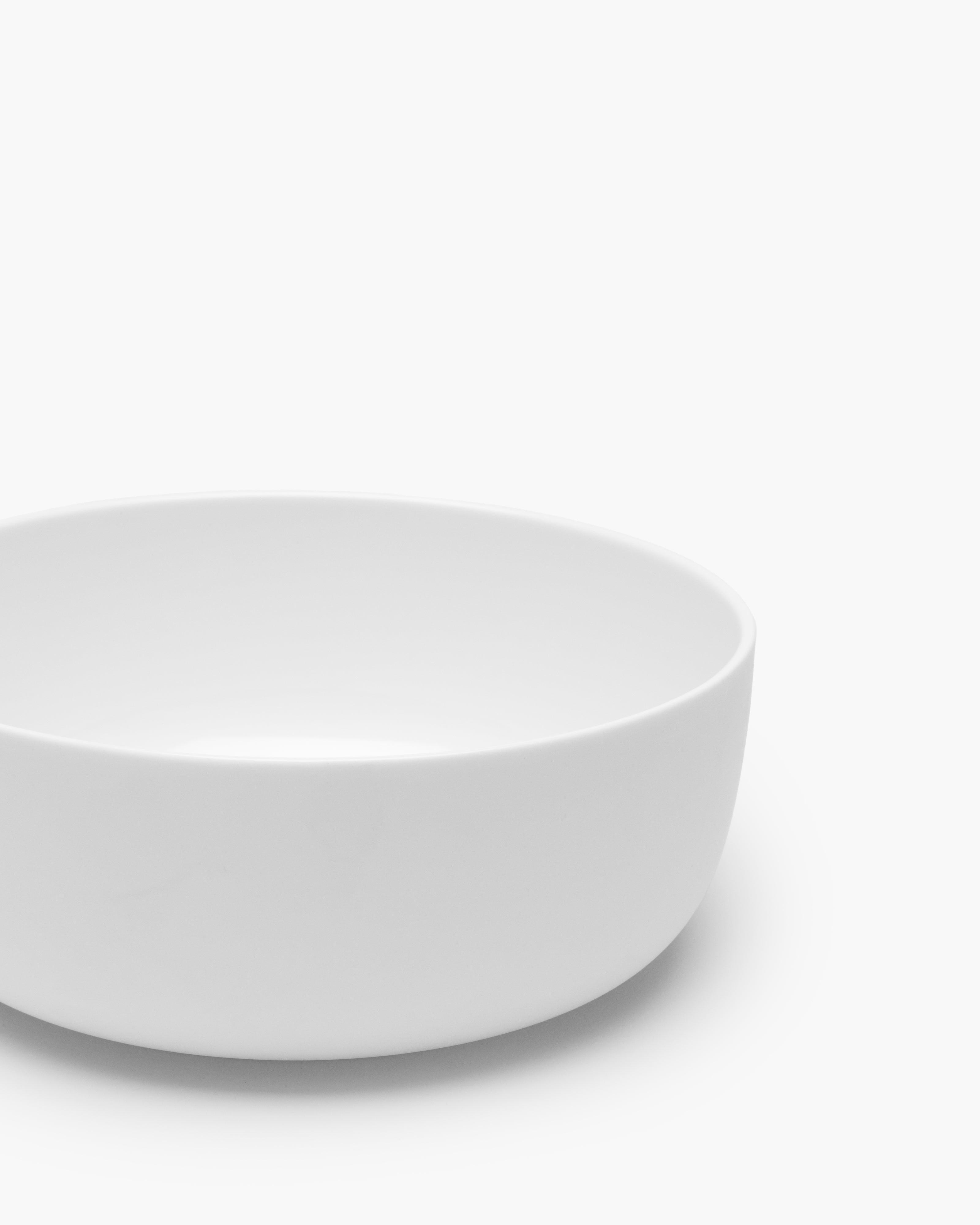 Serax Base miska low M bílá kostní porcelán