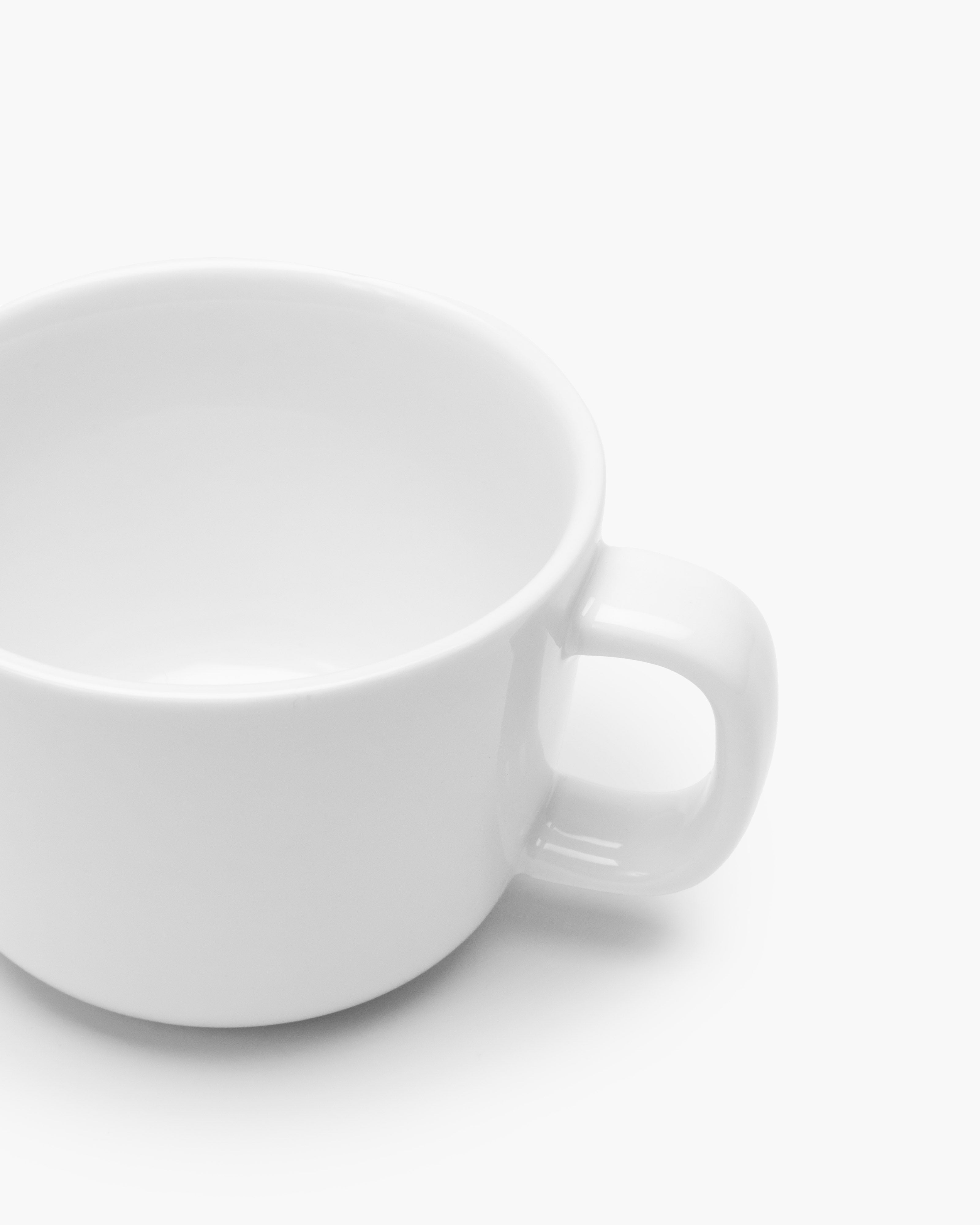 Serax Passe-partout šálek na cappuccino bílý lesklý