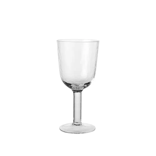 Broste Copenhagen Hammered Red Wine Glass sklenice