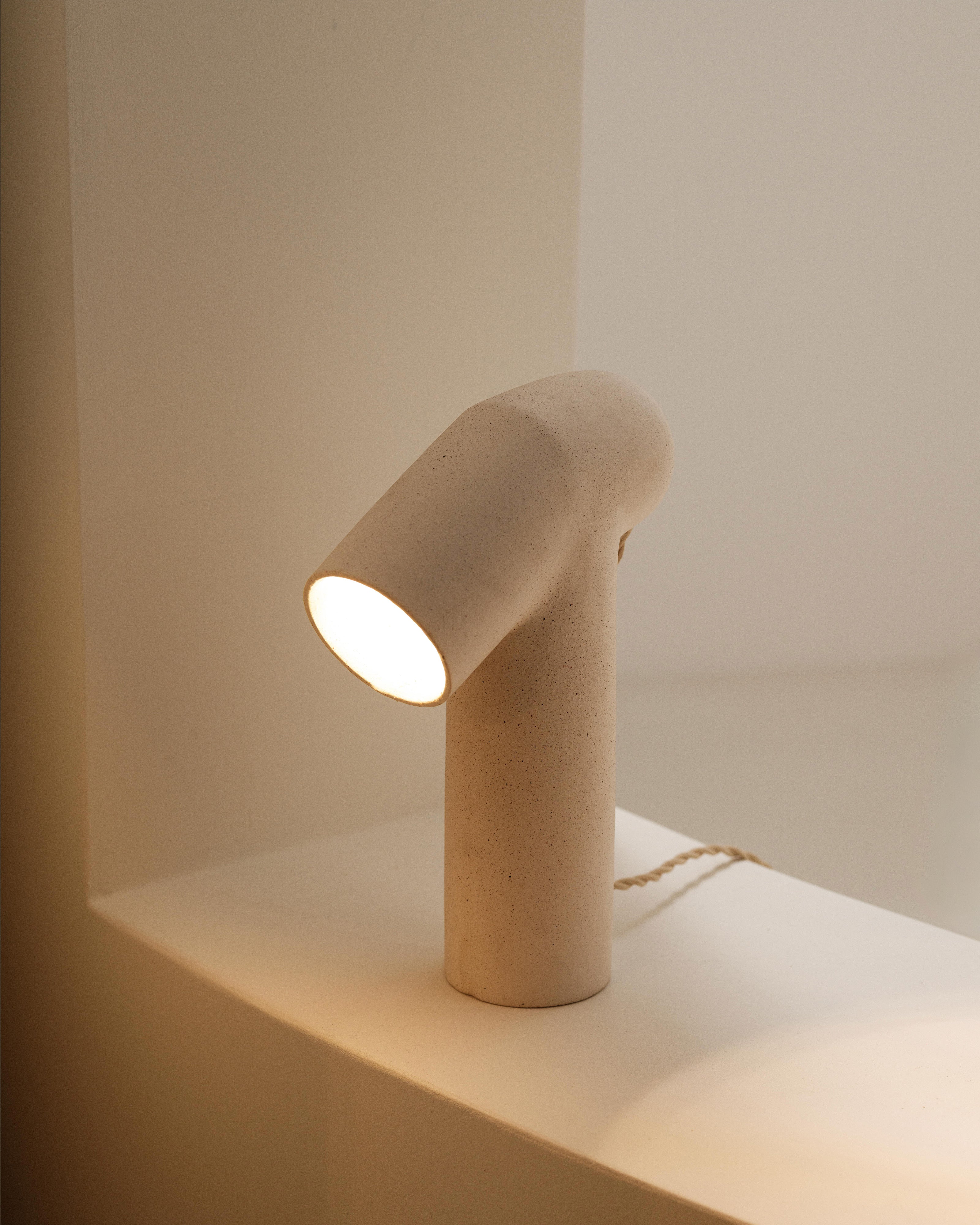 Serax Maia stolní lampa béžová šamotová keramika
