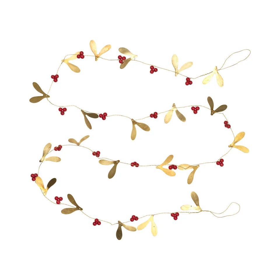 Broste Copenhagen Mistletoe girlanda jmelí vánoční