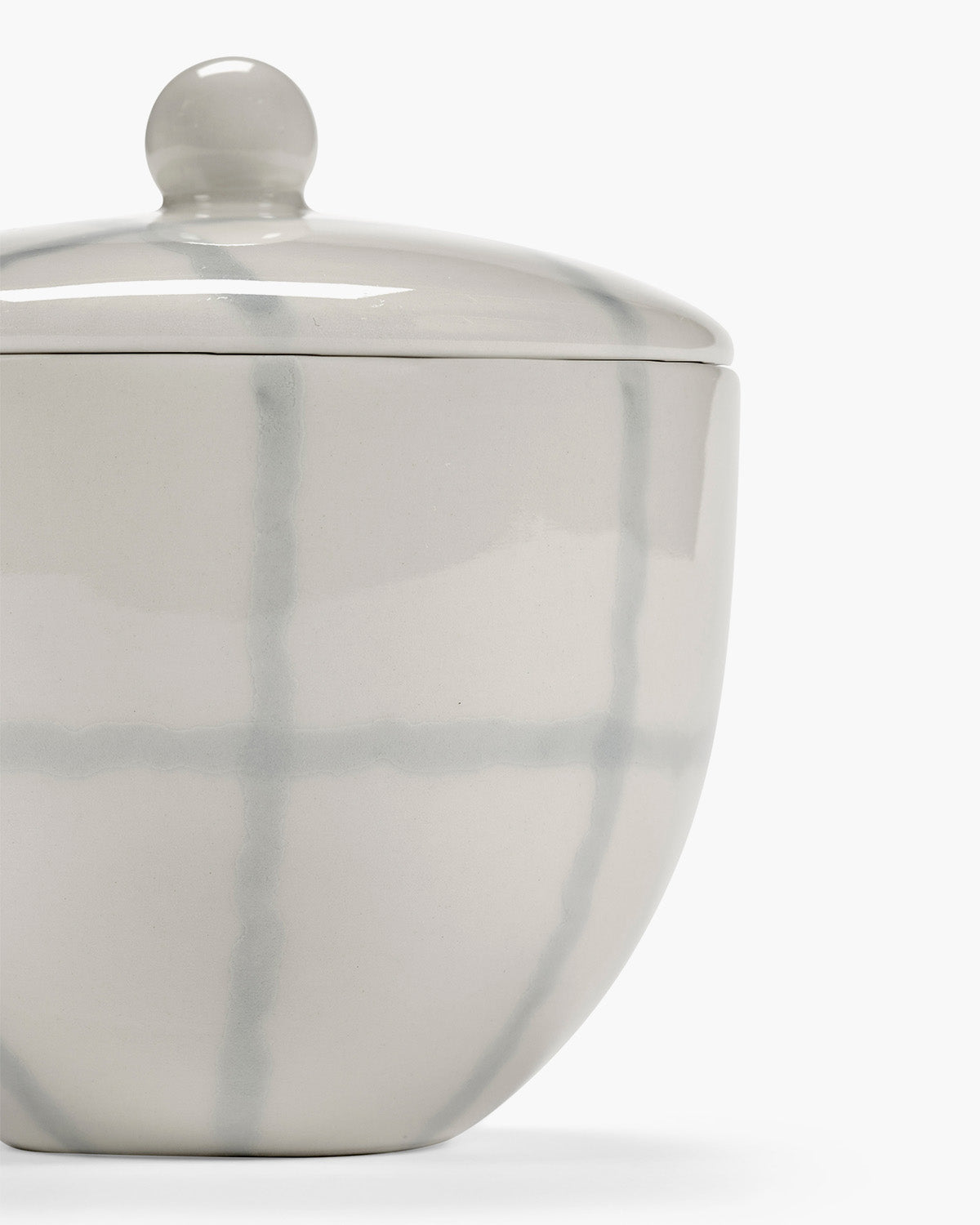Serax Zuma cukřenka porcelán bílá se vzorem
