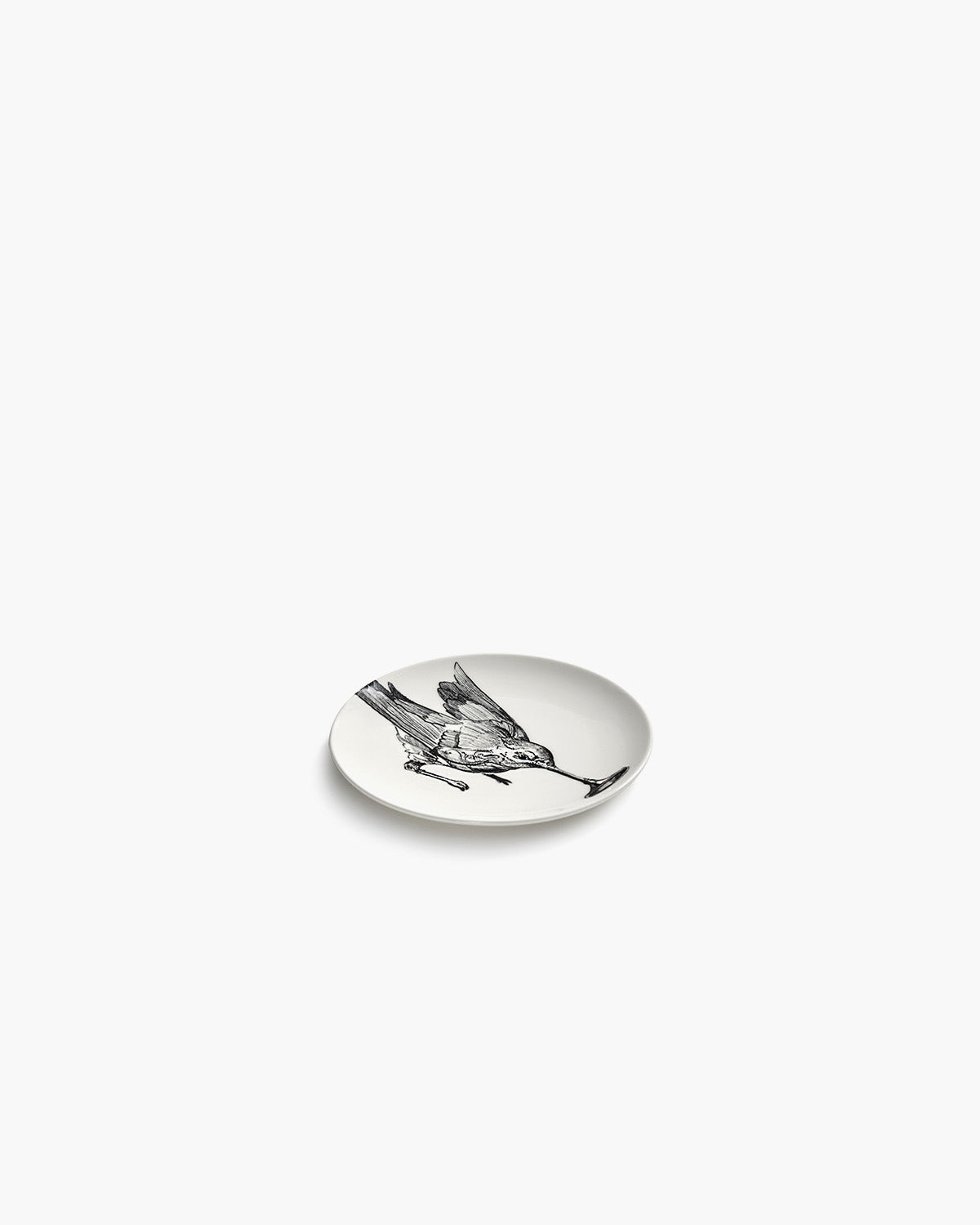 Serax Unity talíř na chléb hummingbird bílý porcelán