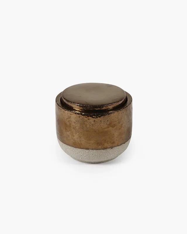 Serax Charred Santal vonná svíčka L zlatá