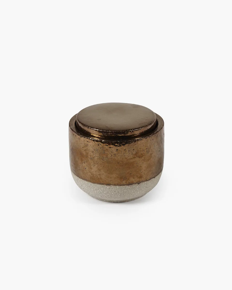 Serax Charred Santal vonná svíčka L zlatá