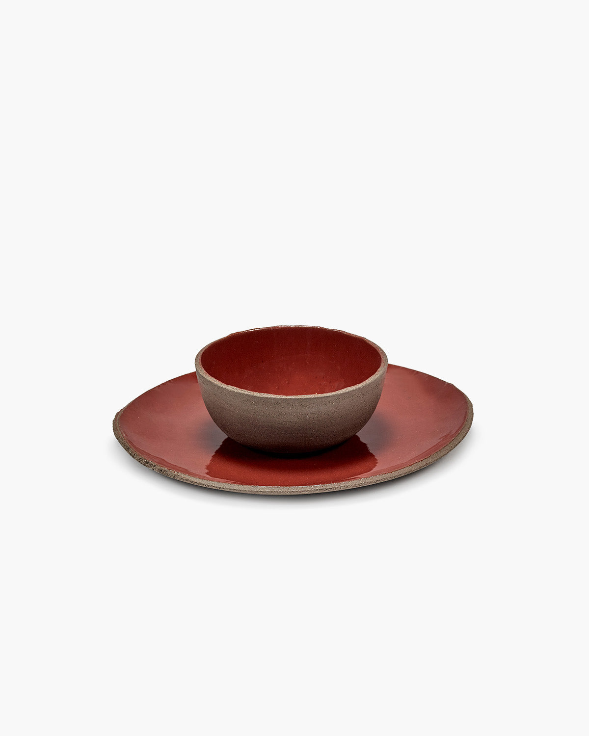 Serax FCK jídelní talíř červený porcelánový