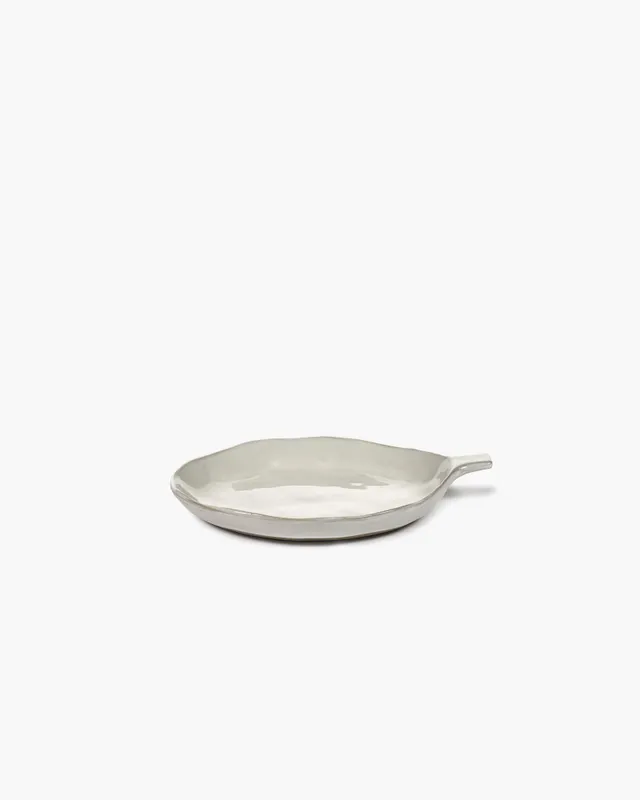 Serax La Mère Plate talíř s uchem off-white