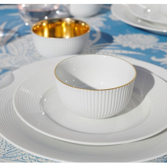 Augarten Mug Plissée porcelánový hrnek bílý