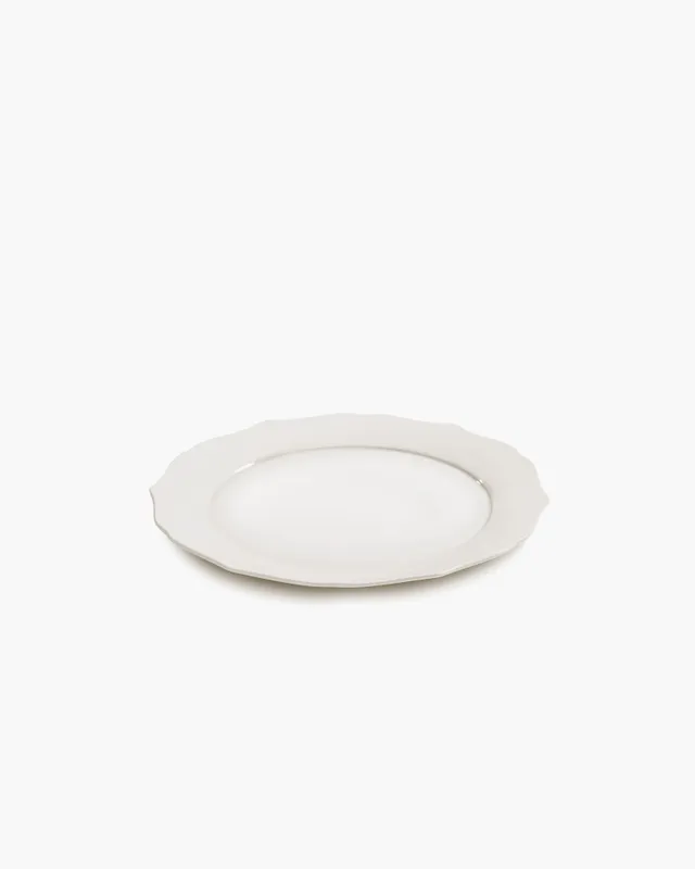Serax Silhouette jídelní talíř bílý porcelán