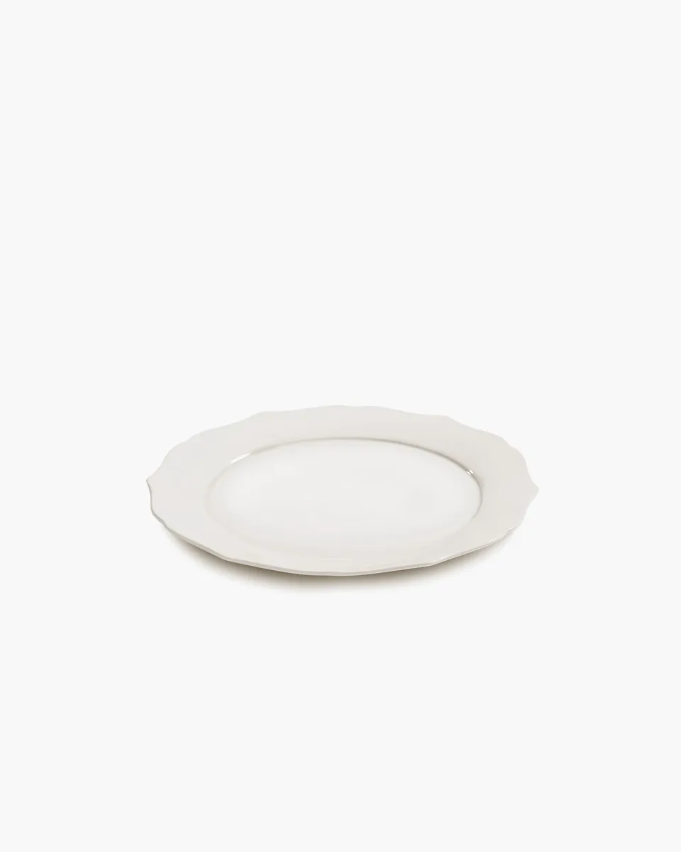 Serax Silhouette jídelní talíř bílý porcelán