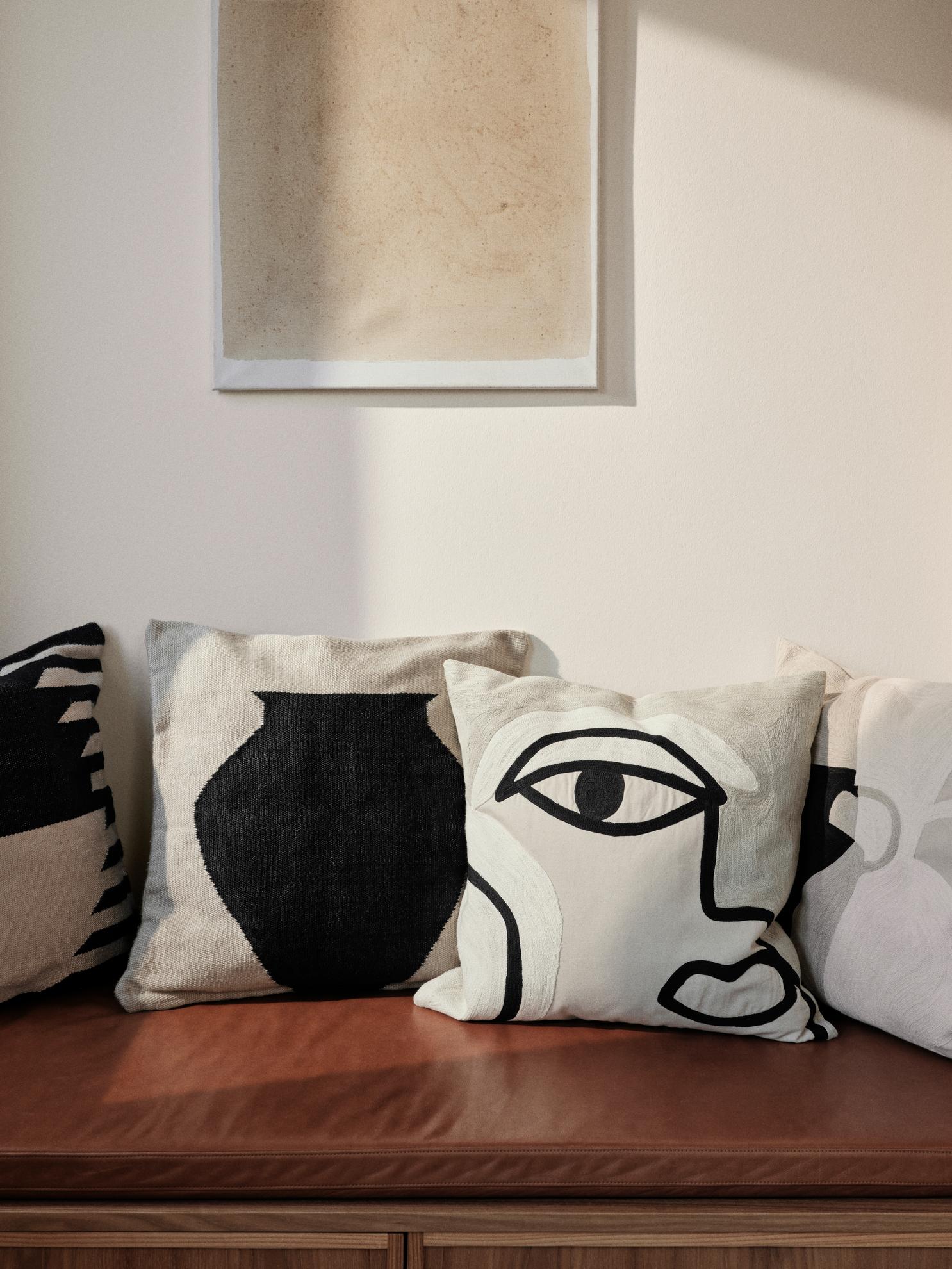 Broste Copenhagen Delphine Cushion Cover povlak bavlněný