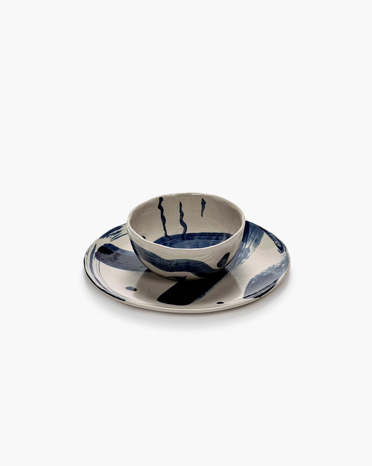 Serax Sophia polévková miska béžovo modrá