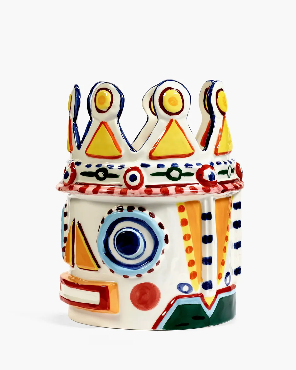 Serax Sicily Vase 02 váza mix ručně malovaná