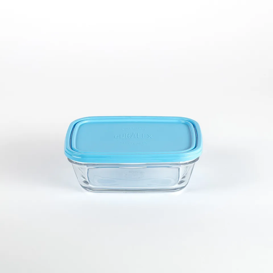 Duralex Freshbox skleněná dóza 1,1 l modré víko