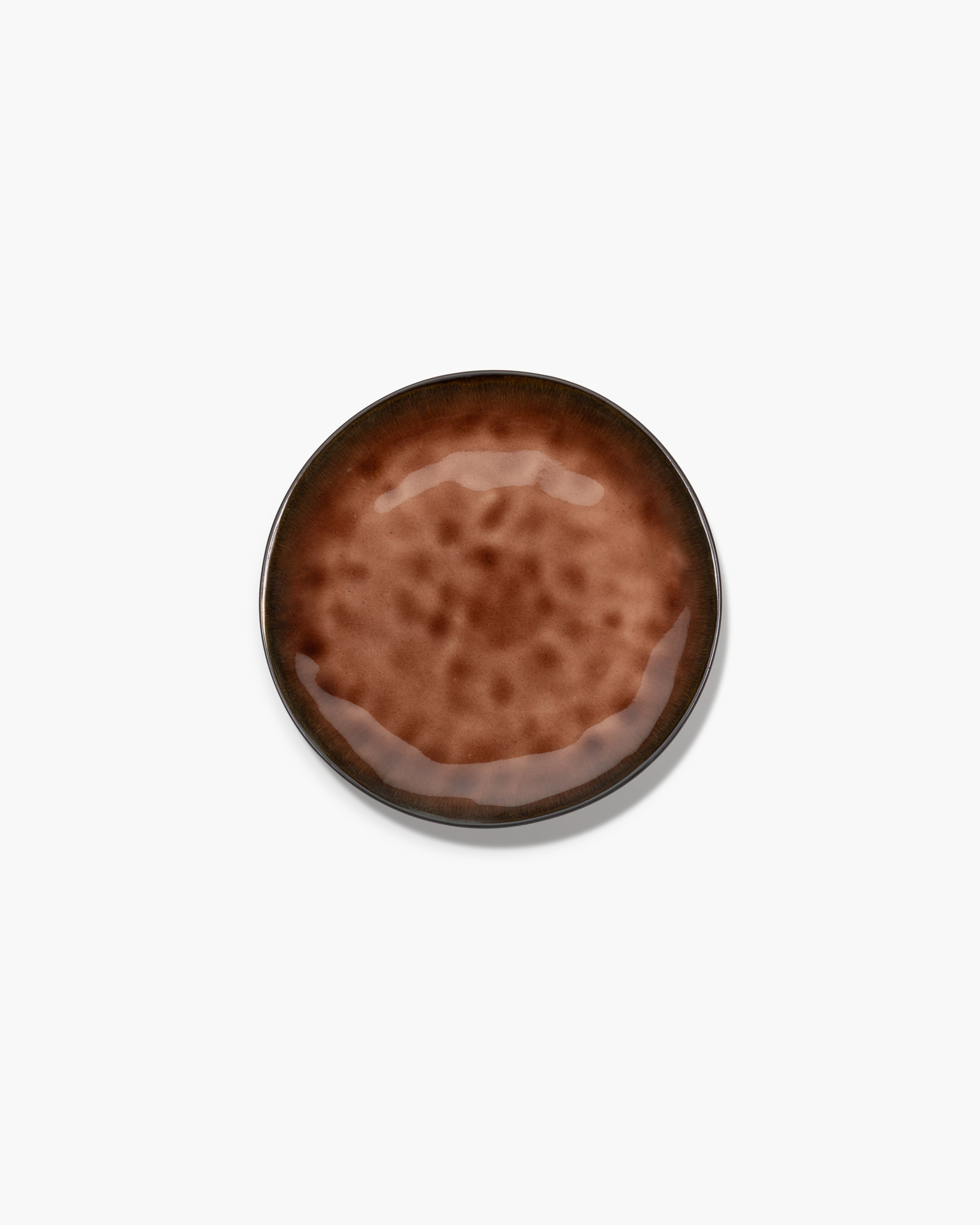 Serax Pure snídaňový talíř hnědý kameninový