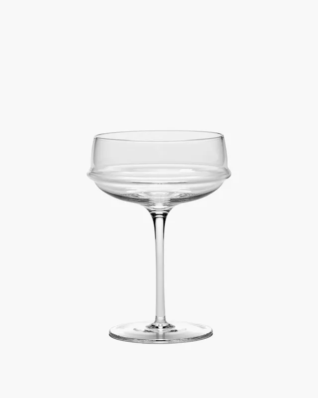 Serax Dune Champagne Coupe sklenice transparent
