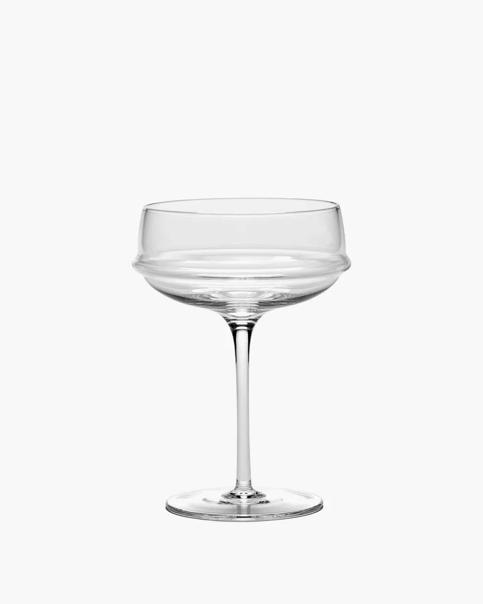 Serax Dune Champagne Coupe sklenice transparent