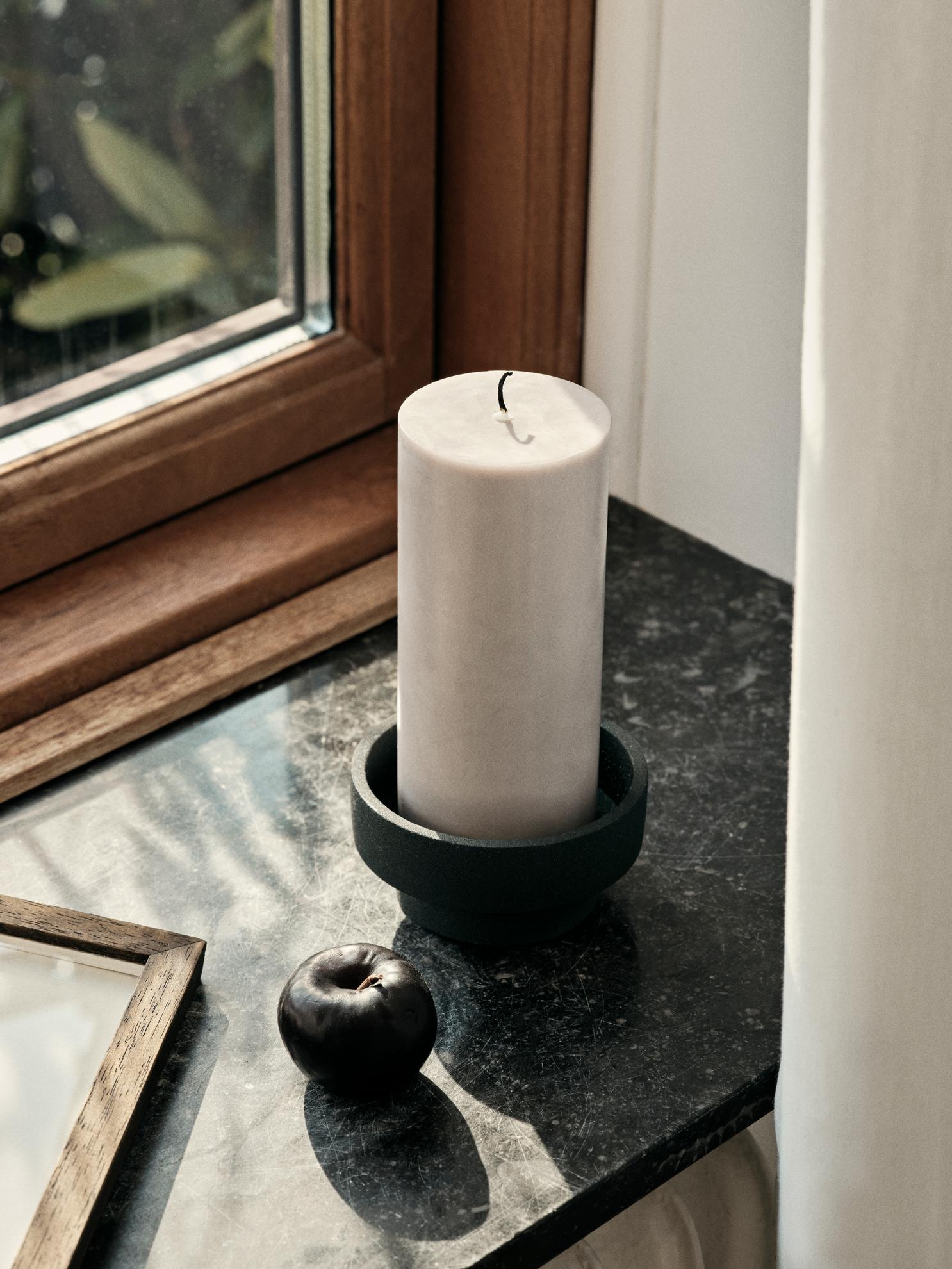 Broste Copenhagen Eco sloupová svíčka přírodní